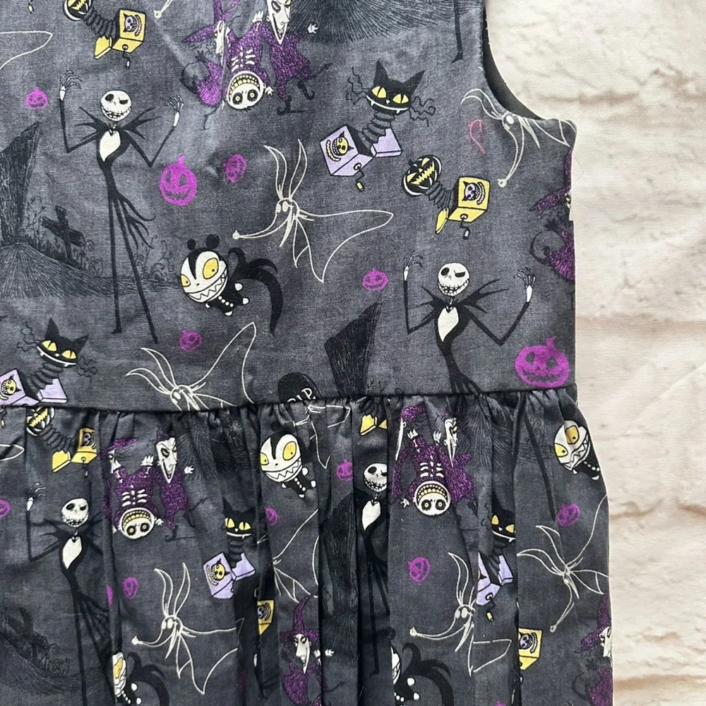 Nightmare‎ before Christmas girls sleeveless dress size 6 made in USA